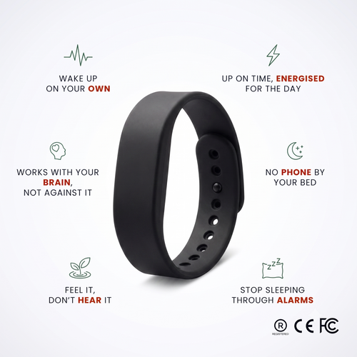 100% Wake-Up Alarm - Quake Band