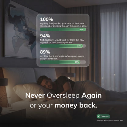 100% Wake-Up Alarm - Quake Band